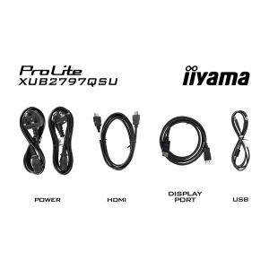 iiyama ProLite/XUB2797QSU-B1/27"/IPS/QHD/100Hz/1ms/Black/3R XUB2797QSU-B1