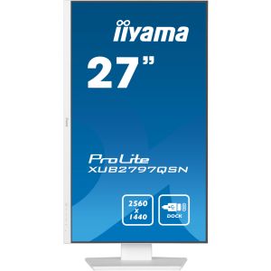 iiyama ProLite/XUB2797QSN-W1/27"/IPS/QHD/100Hz/1ms/White/3R XUB2797QSN-W1