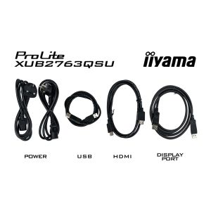 iiyama ProLite/XUB2763QSU-B1/27"/IPS/QHD/100Hz/2ms/Black/3R XUB2763QSU-B1