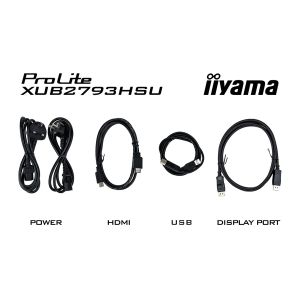 iiyama ProLite/XUB2793QSU-B7/27"/IPS/QHD/100Hz/1ms/Black/3R XUB2793QSU-B7