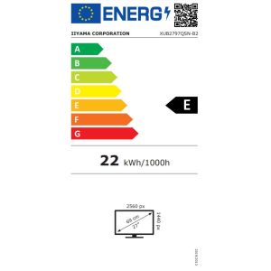 iiyama ProLite/XUB2797QSN-B2/27"/IPS/QHD/100Hz/1ms/Black/3R XUB2797QSN-B2