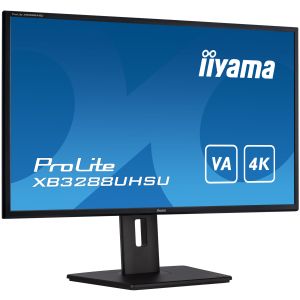 iiyama ProLite/XB3288UHSU-B5/31,5"/VA/4K UHD/60Hz/3ms/Black/3R XB3288UHSU-B5