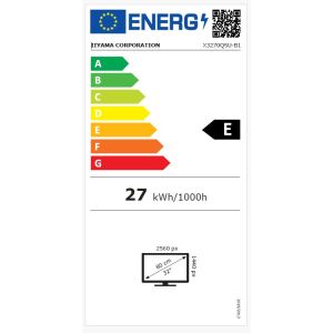 iiyama ProLite/X3270QSU-B1/31,5"/IPS/QHD/100Hz/3ms/Black/3R X3270QSU-B1