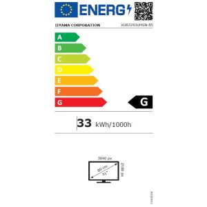 iiyama ProLite/XUB3293UHSN-B5/31,5"/IPS/4K UHD/60Hz/4ms/Black/3R XUB3293UHSN-B5