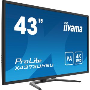 iiyama ProLite/X4373UHSU-B1/42,5"/VA/4K UHD/60Hz/3ms/Black/3R X4373UHSU-B1