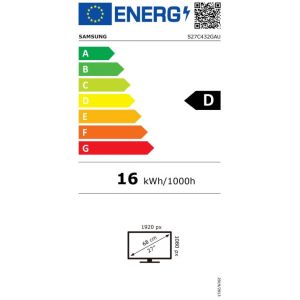 Samsung Essential S4/S432GC/27"/IPS/FHD/100Hz/4ms/Black/3R LS27C432GAUXEN