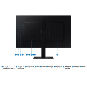 Samsung ViewFinity S6/S60UD/27"/IPS/QHD/100Hz/5ms/Black/2R LS27D600UAUXEN