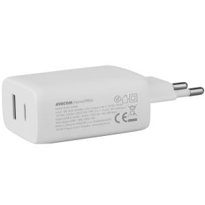 AVACOM HomePRO+ sieťová nabíjačka s Power Delivery 65W s výstupmi USB-C a USB-A NASN-PQ2X-65WW