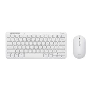 TRUST LYRA WL KEYBOARD & MOUSE US (myš+kláv) biela 25073