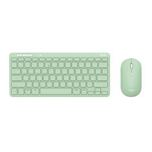 TRUST LYRA WL KEYBOARD & MOUSE US (myš+kláv) zelená 24942