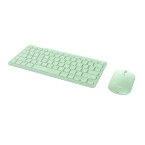 TRUST LYRA WL KEYBOARD & MOUSE US (myš+kláv) zelená 24942