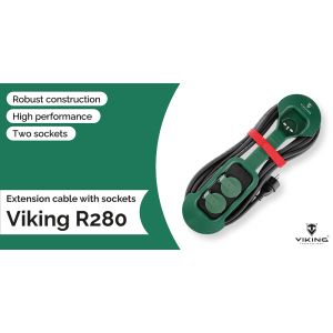 Predlžovací kábel so zásuvkami Viking R280 VR280