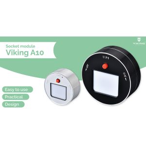 Zásuvkový modul Viking A10B, čierna VA10B