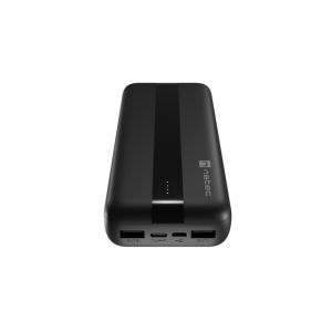 NATEC powerbanka TREVI 20000 mAh 2X USB-A +1X USB-C, čierna NPB-1922