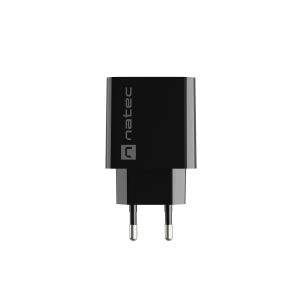 Univerzálna nabíjačka Natec RIBERA 18W 1X USB-A, čierna NUC-2058