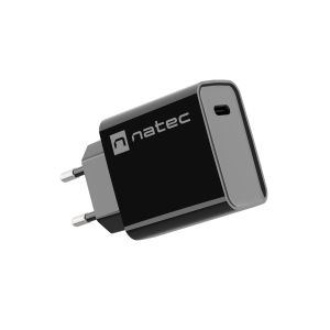 Univerzálna nabíjačka Natec RIBERA 20W 1X USB-C, čierna NUC-2060