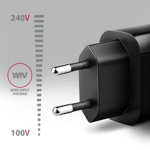 AXAGON ACU-QC18, nabíjačka do siete 18W, 1x port USB-A, QC3.0/AFC/Apple, čierna ACU-QC18