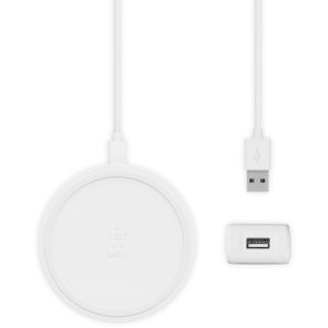 BELKIN 10W bezdrôtová nabíjačka so zdrojom a káblom, biela WIA001vfWH