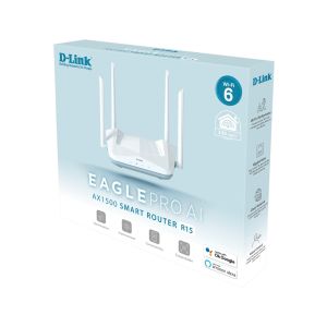 D-Link R15 EAGLE PRE AI AX1500 Smart Router R15