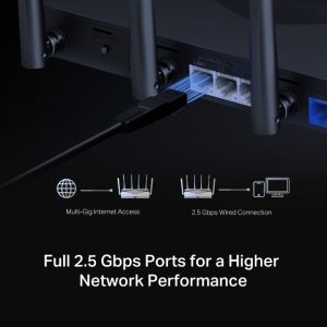 Mercusys MR47BE BE9300 Tri-Band Wifi7 Router MR47BE