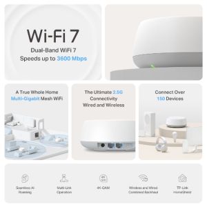 TP-link Wifi7 domáci mesh Deco BE25(3-pack) Deco BE25(3-pack)