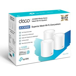 TP-Link Smart Home Mesh AX3000 WiFi6 System Deco X50(3-pack) Deco X50(3-pack)