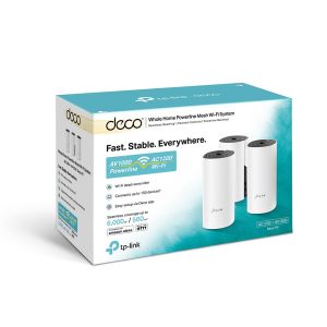 TP-Link AC1200 Whole-home Mesh WiFi Powerline System Deco P9(3-pack) Deco P9(3-pack)