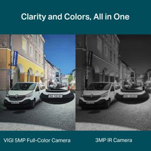 VIGI C350 (4mm) 5MP Full-Color Bullet Network cam. VIGI C350(4mm)