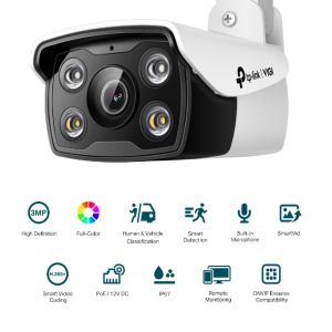 VIGI C330 (2.8mm) 3MP Outdoor Full-Color Net. Cam VIGI C330(2.8mm)