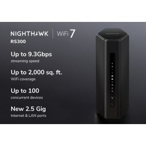 5PT NIGHTHAWK WIFI 7 BE9300 ROUT RS300-100EUS