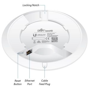 Ubiquiti UAP-nanoHD-3 - Compact UniFi Wave2 AC AP, bez PoE adaptéra, 3-pack UAP-nanoHD-3