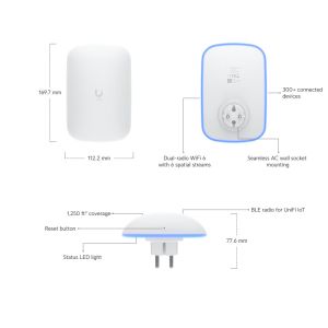 Ubiquiti U6-Extender - UniFi6 Extender WiFi 6 U6-Extender