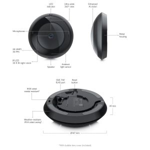 Ubiquiti UVC-AI-360 Camera UVC-AI-360