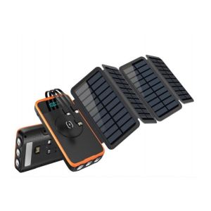 Wodasport - SOLARWINGS OUTDOOR ADVENTURE, T16P4, 16000 MAH, 4x SOLAR PANEL 1,2 AH, Solárna powerbanka T16P4SOLARWINGS