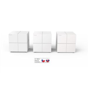 Tenda Nova MW6 (3-pack) WiFi AC1200 Mesh Gigabit systém, MU-MIMO, 6x GLAN/GWAN, SMART SK aplikácie 75011853