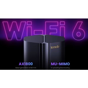 Tenda 5G03 Wi-Fi AX1800 5G NR/4G+ LTE router, 2x GWAN/GLAN, IPV6, VPN, Mesh, WPA3, NanoSIM, SK App 75011954