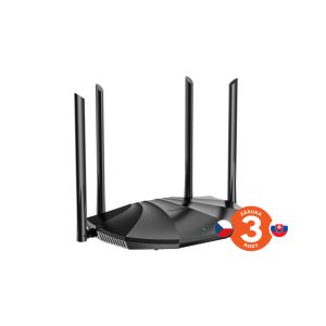 Tenda TX2 AX1500 WiFi6 Router, 1x GWAN, 3x GLAN, IPv6, 4x 6dBi anténa, WPA3, SK App 75011982