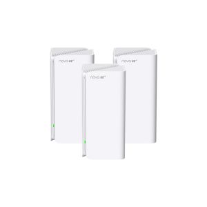 Tenda Nova MX21 Pro (3-pack) WiFi6E AXE5700 Mesh Gigabit systém, 9x GLAN/GWAN, WPA3, VPN, SK app 75012002