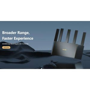 Tenda TX12L Pre AX3000 WiFi 6 Mesh Router, 1x GWAN, 3x GLAN, IPv6, 5x 6dBi, WPA 3, CZ app 75011990