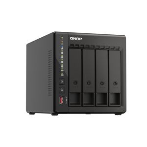 QNAP TS-453E-8G (4core 2,6GHz, 8GB RAM, 4x SATA, 2x M.2 NVM slot, 2x HDMI 4K, 2x 2,5GbE, 4x USB) TS-453E-8G