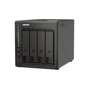 QNAP TS-453E-8G (4core 2,6GHz, 8GB RAM, 4x SATA, 2x M.2 NVM slot, 2x HDMI 4K, 2x 2,5GbE, 4x USB) TS-453E-8G