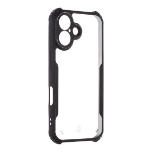 Tactical Quantum Stealth Kryt pre Apple iPhone 16 Clear/Black 8596311256868