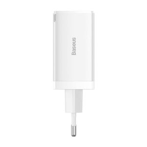 Baseus CCGP120202 GaN5 Pro Quick Nabíjačka USB + 2x USB-C 65W White 6932172617516