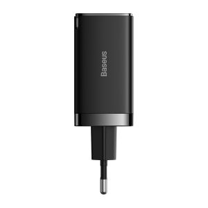 Baseus CCGP120201 GaN5 Pro Quick Nabíjačka USB-A + 2x USB-C 65W Black 6932172617523