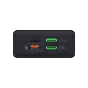 Baseus Adaman2 powerbanka 20000 mAh 30W 3xUSB/USB-C čierna 6932172613563