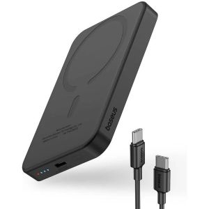 Baseus power banka Mini s bezdrôtovým nabíjaním 5000 mAh 20W USB-C čierna 6932172636234