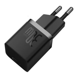 Baseus Rýchlonabíjačka do siete GaN5 Mini 30W EU čierna 6932172624439