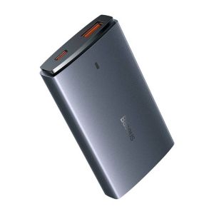 Baseus Nabíjačka do siete GaN5 Pro Ultra Slim USB-C/USB-A 65 W sivá 6932172618353