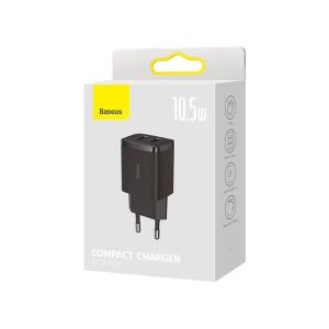 Baseus nabíjačka do siete Compact 2xUSB 10,5W čierna 6932172606909