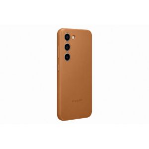 Samsung Kožený zadný kryt pre Samsung Galaxy S23+ Camel EF-VS916LAEGWW